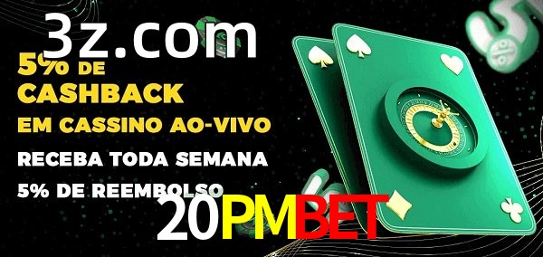Promoções do cassino ao Vivo 20PMBET